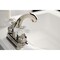 Kingston Brass KB5616PX Restoration 4" Centerset Bathroom Faucet, Polished Nickel KB5616PX - alternate 6